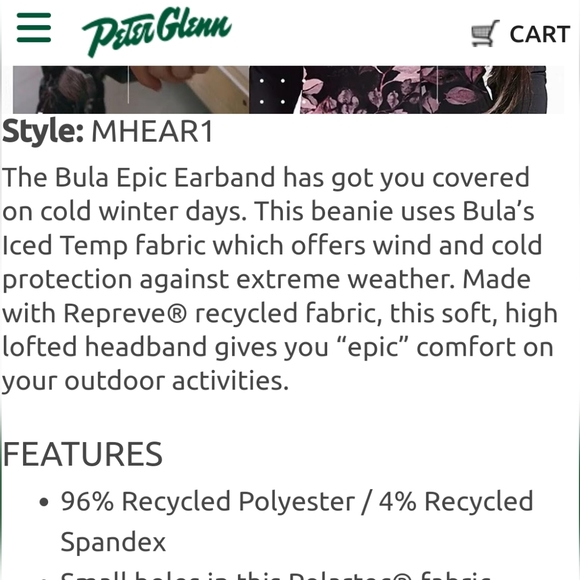 Bula women's wool headband NWOT 50% wool. - Picture 6 of 7